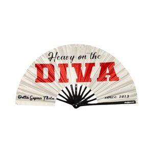 Delta Sigma Theta Heavy on the DIVA Clack Fan | Certified Vendor | Sorority Stat